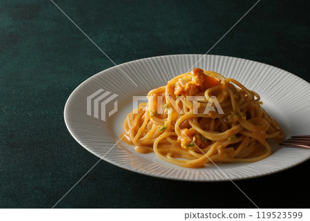 各類餐廳奶油醬義大利麵 119523599