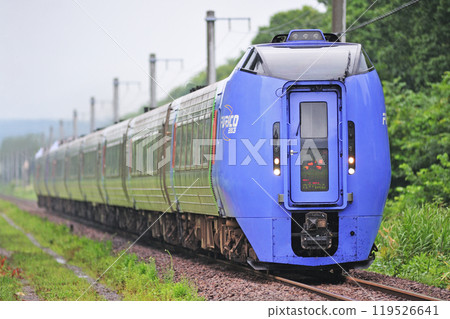 Ishikatsu Line Higashi Oiwake-Kawabata JR Hokkaido Kiha 283 Series Super Ozora 119526641