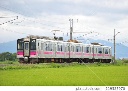 奧羽本線 北時盤-波岡 JR 東日本 701 系列 N2 編組（秋田） 119527970