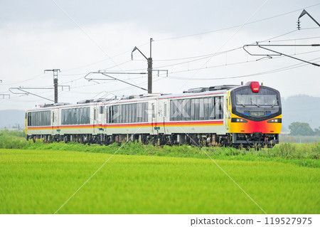 Ou Main Line, Namioka-Kita Tokiwa, JR East, Kiha 48 Series, Kiha 48-704 (Akita), Resort Shirakami Ou Main Line, Namioka-Kita Tokiwa, JR East, Kiha 48 Series, Kiha 48-704 (Akita), Resort Shirakami 119527975