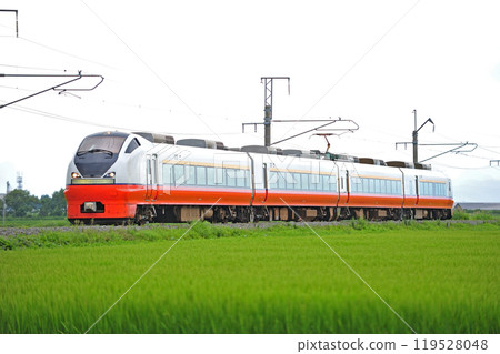 奧羽幹線 北時盤-波岡 JR東日本 E751系 N103編組（青森） 津輕 119528048