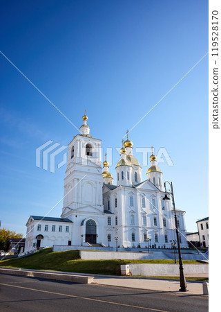 Annunciation Church in Arzamas - Golden Domes and Blue Sky Annunciation Church in Arzamas - Golden Domes and Blue Sky 119528170