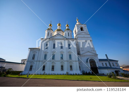 Annunciation Church in Arzamas - Golden Domes and Blue Sky 119528184