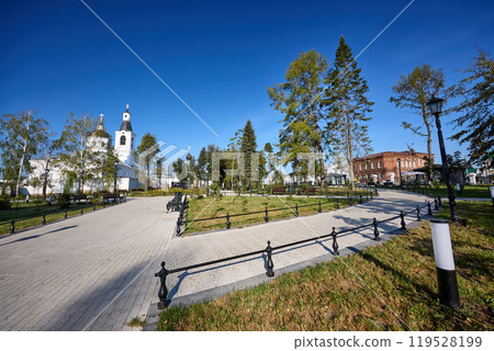 Church of the Life-Giving Spring, Cathedral Square, Lenin Garden in Arzamas Church of the Life-Giving Spring, Cathedral Square, Lenin Garden in Arzamas 119528199