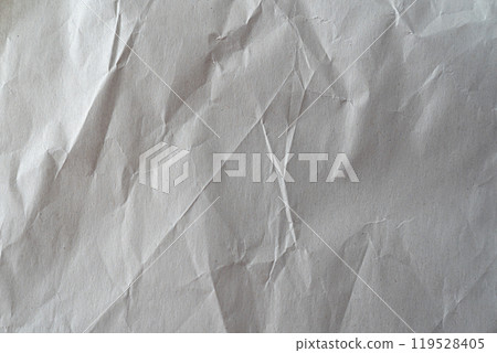 Recycled wrinkled white paper close up texture Recycled wrinkled white paper close up texture 119528405