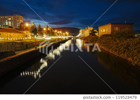illuminated canal 119528479