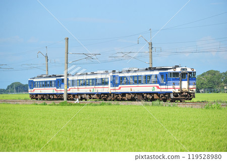 Uetsu Main Line Uzen-Oyama - Uzen-Mizusawa JR East Kiha 40 series Kiha 40-560 (Niitsu) Uetsu Main Line Uzen-Oyama - Uzen-Mizusawa JR East Kiha 40 series Kiha 40-560 (Niitsu) 119528980