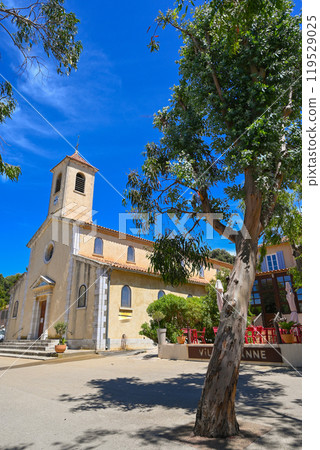 Church of Sainte-Anne de Porquerolles, in the Var, Provence, France Church of Sainte-Anne de Porquerolles, in the Var, Provence, France 119529025