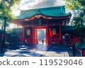 神社寺廟背景素材 119529046