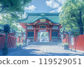 神社寺廟背景素材 119529051