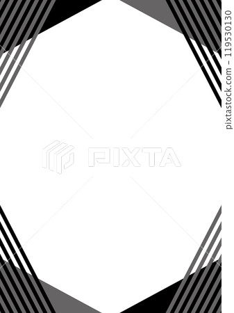 幾何框架黑色條紋垂直 119530130