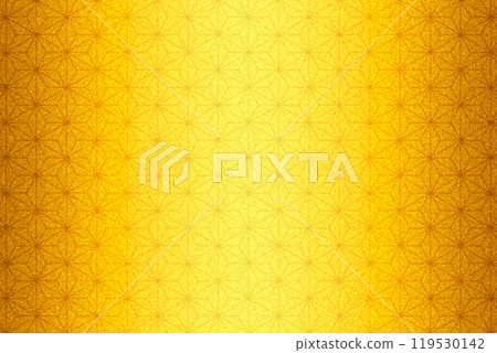 Hemp leaf pattern, gold screen-like background (yellow gold), vertical gradation Hemp leaf pattern, gold screen-like background (yellow gold), vertical gradation 119530142