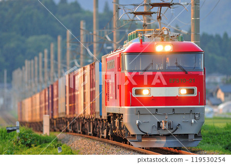Uetsu Main Line, Murakami-Iwafune-cho, JR Freight, EF510-21 (Toyama) 119530254