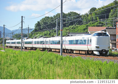 Sanin Main Line Yagi-Chiyoda JR West 287 series FC04 train (Fukuchiyama) Kinosaki 119531235