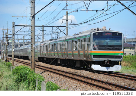 Takasaki Line Kumagaya-Gyoda JR East E231 series 1000 series K-21 train (Kozu) 119531328