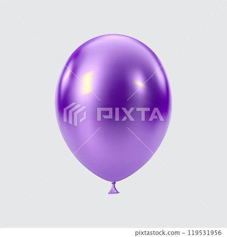 3D Black Purple balloon. Realistic glossy balloons illustration 3D Black Purple balloon. Realistic glossy balloons illustration 119531956