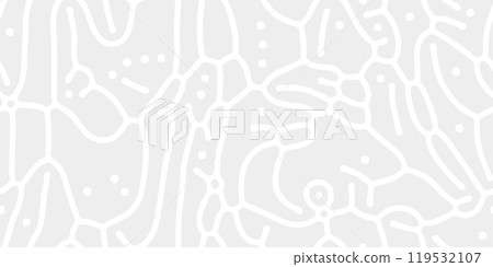 Abstract organic seamless vector pattern Simple flat light grey and white backdrop 119532107