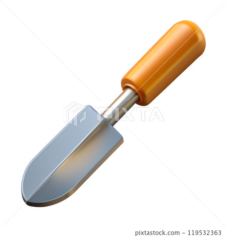 3d Chisel tool with wooden handle 119532363