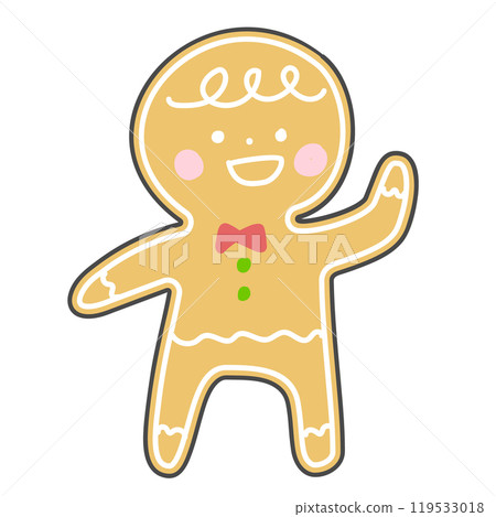 An illustration of Christmas Gingerbread. An illustration of Christmas Gingerbread. 119533018