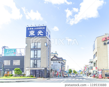 米澤站西口街景 米澤站西口街景 119533880