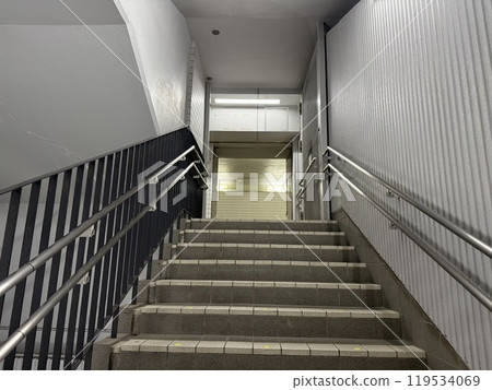 Stairs in the underpass Stairs in the underpass 119534069