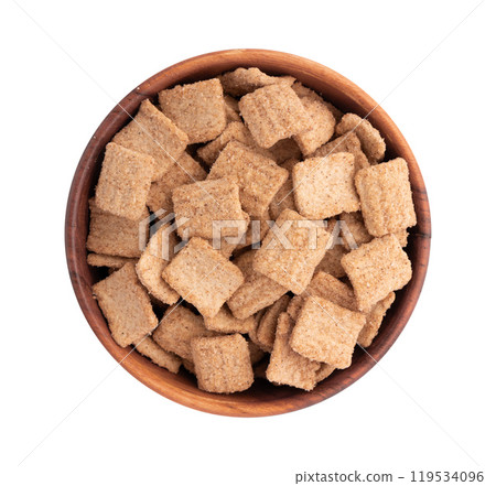 cinnamon toast crunch isolated on white cinnamon toast crunch isolated on white 119534096