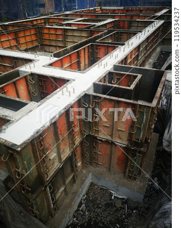 The foundation of the apartment The foundation of the apartment 119534237