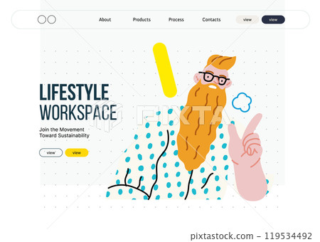 Creative Workspace: Video Conference, modern flat vector concept illustration of person engaging in virtual business meeting Connectivity, collaboration, digital interaction, remote work, productivity Creative Workspace: Video Conference, modern flat vector concept illustration of person engaging in virtual business meeting Connectivity, collaboration, digital interaction, remote work, productivity 119534492