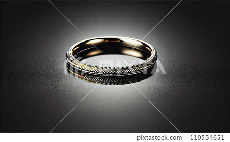 Precious metal gold ring 119534651