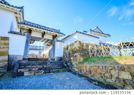 熊本縣天草郡秋天的富岡城跡 熊本縣天草郡秋天的富岡城跡 119535156