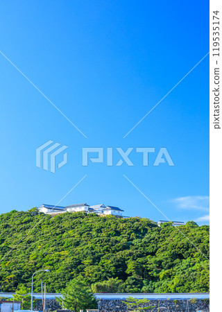 Tomioka Castle ruins in autumn, Amakusa District, Kumamoto Prefecture 119535174