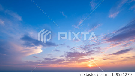 Sunset sky background 119535270