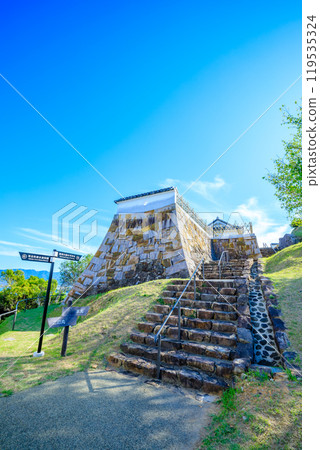 熊本縣天草郡秋天的富岡城跡 119535324