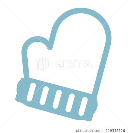 Colored winter gloves icon Vector Colored winter gloves icon Vector 119536516