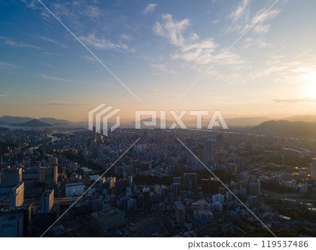 廣島城市景觀夜景 02 119537486