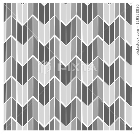 Japanese pattern, arrowhead, gray Japanese pattern, arrowhead, gray 119538056