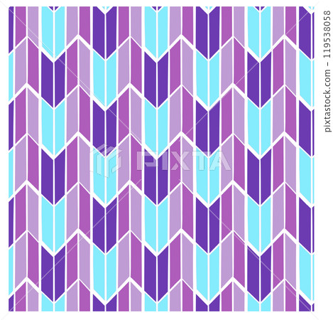 Japanese pattern arrow kasuri purple/light blue Japanese pattern arrow kasuri purple/light blue 119538058