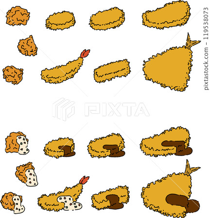 油炸食品套裝 119538073