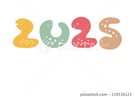 蛇年賀年片 時尚可愛的蛇年賀年片 119538121