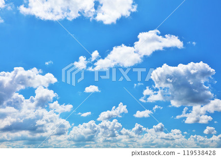 Summer blue sky and clouds Summer blue sky and clouds 119538428