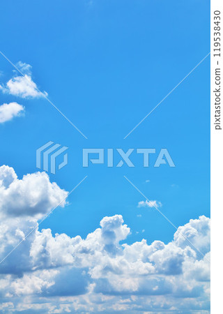 Summer blue sky and clouds Summer blue sky and clouds 119538430