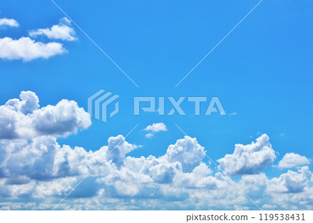 Summer blue sky and clouds Summer blue sky and clouds 119538431