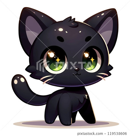 可愛的黑貓 119538606