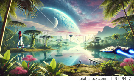太空旅行圖片 119539467