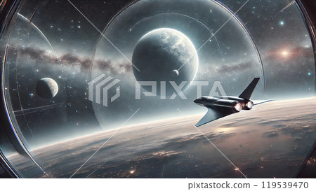 Image of space travel 119539470