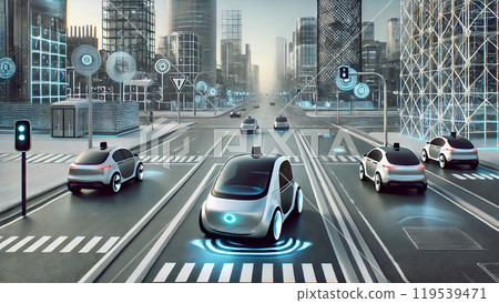 Image of automatic driving 119539471