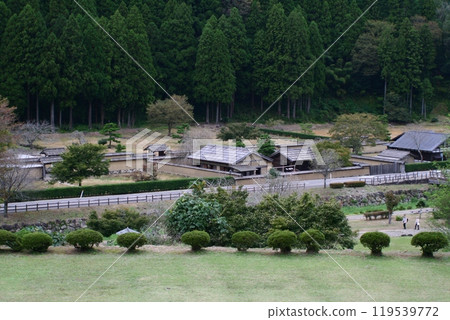 Asakura clan ruins restored townscape Asakura clan ruins restored townscape 119539772
