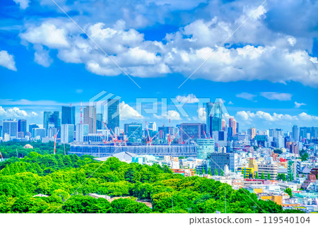 東京藍天白雲 東京藍天白雲 119540104