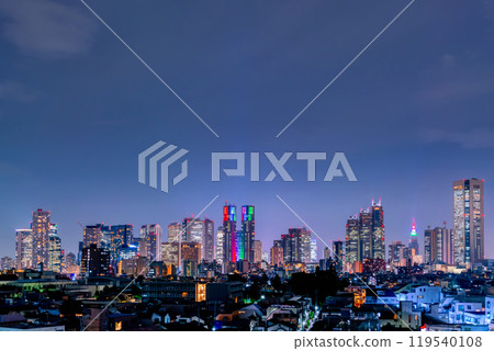 Tokyo Shinjuku night view Tokyo Shinjuku night view 119540108
