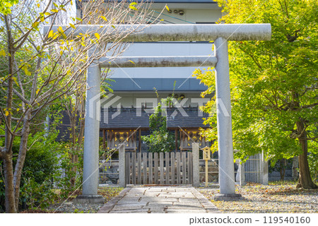Nishiumezu Shinmeisha Shrine in the grounds of Umemiya Taisha Shrine, Kyoto 119540160